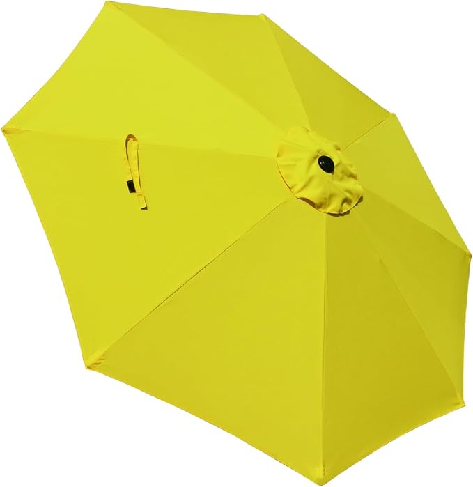 Goodgoods 9ft Patio Umbrella Replacement Canopy Market Umbrella Top Outdoor Umbrella Canopy (2pcs/package)