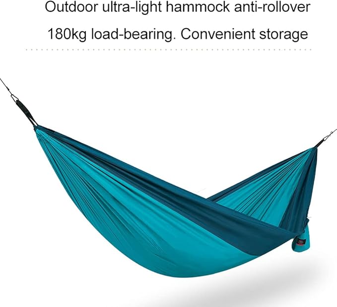 Camping Hammock, Brazilian Hammock Two Person Bed for Backyard, Porch, Outdoor and Indoor Use - Soft Woven Cotton Fabric(Gray)