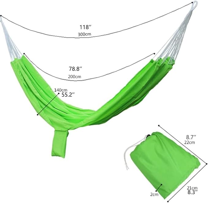 Camping Hammock Bed Outdoor Leisure Hammock Ultralight Breathable Garden Courtyard Hammock Portable Travel Hanging Chair Swing Chair Hammock Swing (Color : G)