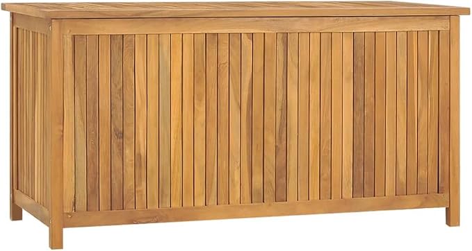 Patio Box, Delivery Boxes For Outside Deck Box Outdoor Storage Box Outdoor Storage Bench Outdoor Furniture Suitable For Patios Pool Gardens Backyard 44.9"x19.7"x22.8" Solid Wood Teak