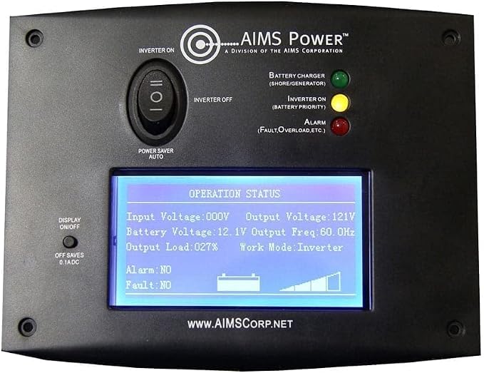 AIMS 6000W 48V Pure Sine Inverter Kit w/Remote