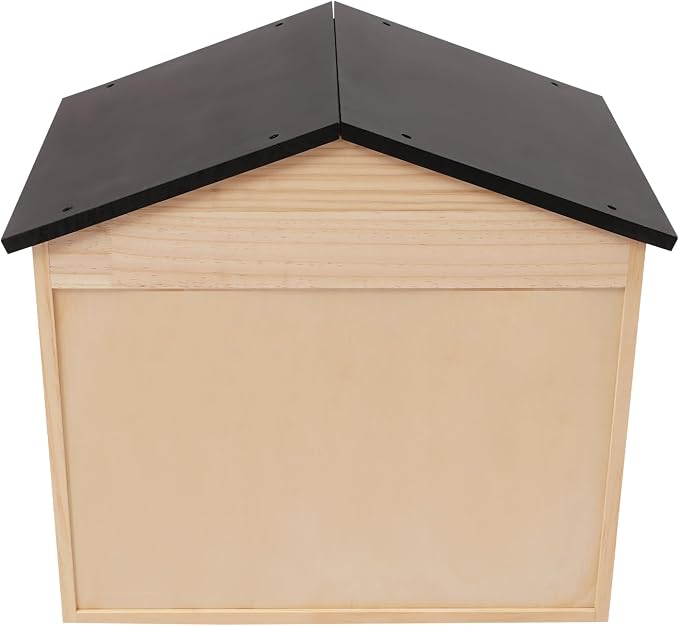 Outdoor Library Book Exchange Box - Outdoor Book Storage Little Wood Cabinet for Community, Schools Sharing Literature and Newspapers