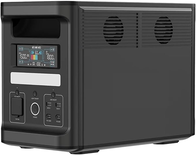 Portable Power Generator, Portable Power Supply, EP1800 1536Wh, Battery With 3x1800W For Outdoor Camping RV Home