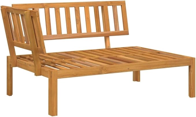 vidaXL Patio Pallet Sofa Set - 4 Piece Outdoor Conversation Set, Solid Acacia Wood, Brown, Modular Design for Garden, Patio, Terrace