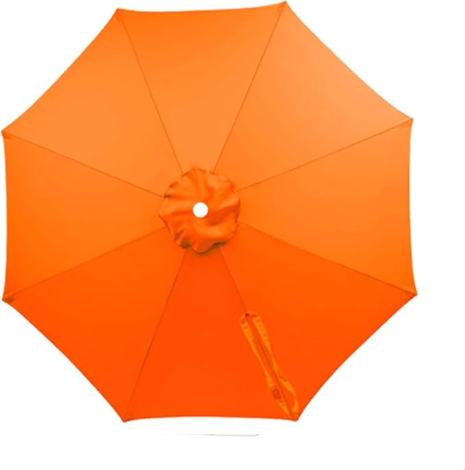 10FT 9FT 8FT Patio Umbrella Replacement Canopy, For 6/8 Ribs Market and Table Umbrella Top, UV Protection,Canopy Only