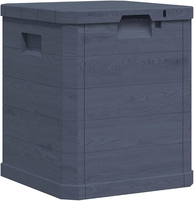 Stylish Patio Storage Box 23.8 gal Anthracite, Durable Weather-Proof Plastic for Cushions, Pillows, Blankets, Tools, and Other Items
