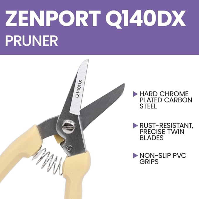 Zenport Q140DX Multipurpose Hoof Trimming Shears, 7-Inch, Precision Cutting for Hoof Care, Gardening, Floral, and Agricultural Applications - 10 Pack