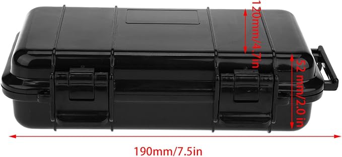 Dry Storage Box, 3 Types Survival Box Container Outdoor Shockproof Case Portable Storage Container for Camping Hiking Outdoor Activities