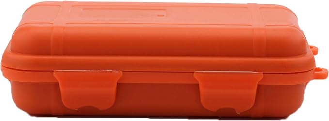 Brrnoo Outdoor Shockproof Box, Storage Containers, Shockproof Plastic Container Carry Boxes Camping Sealed Dry Box for Fishing Camping Hiking (Small Size)