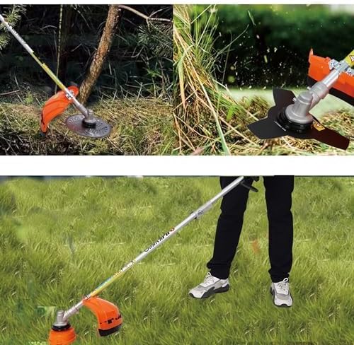 32.6cc 2-Cycle Gas Multi-Trimmer | 12-in-1 String Trimmer w/Rotatable 40” Pole Saw, Weed Eater Weed Wacker, Brush Cutter & Hedge Trimmer Gas for Lawn, Yard, Garden Care, All-in-one Garden Tool