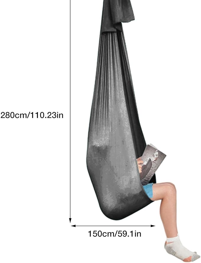 Shakven Extra Sturdy Sensory Swing for Kids | Super Cuddle Indoor Swing,Ther apy Swing Hammock for Child & Adult with Au tism, ADHD, Aspergers, Sensory Integration
