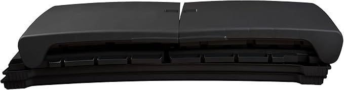 Ward Strata Products 85 Gallon (321L) Outdoor Storage Organization Bin, Patio Deck Box with Dual Door Lid for Garden, Pool, & Furniture Accessories, Black