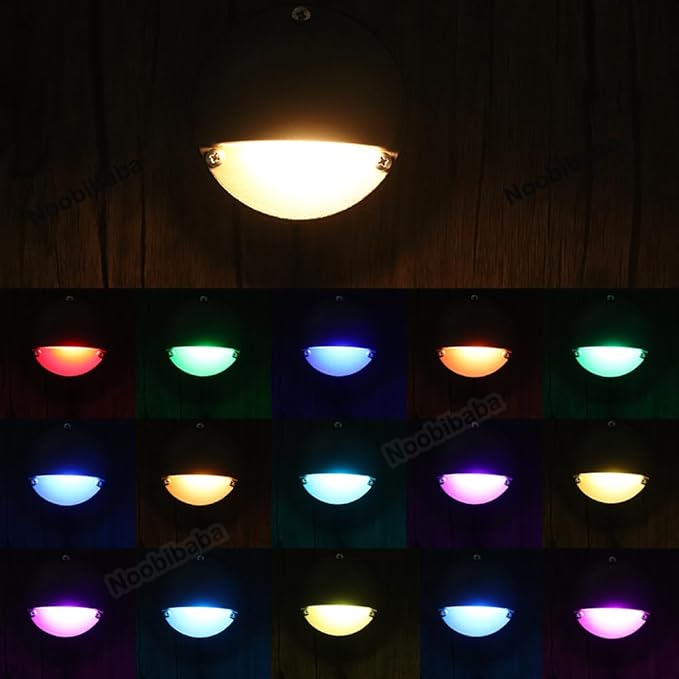 Low Voltage LED Deck Lights Color Changing, 2W 12-24VAC/DC Replaceable RGBW G4 LED Bulb for Christmas Low Voltage Deck Lighting 2-Count with Waterproof Connectors