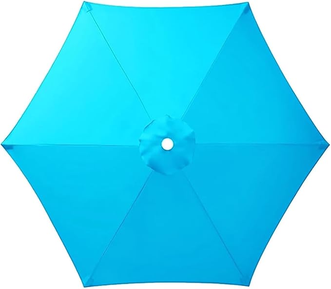 Patio Umbrella Replacement Canopy for 6/8 Ribs, Waterproof Outdoor Market Table Parasol Cover, 6.6ft 9 ft 10ft 13ft Umbrella Replacement Top Cover, Canopy Only