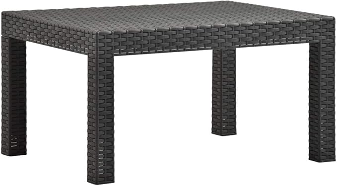 Patio Lounge Set with Cushions,Outdoor Conversation Furniture Sets,Outdoor Furniture Sets,for Lawn,Garden,Backyard,2 Piece PP Rattan Anthracite