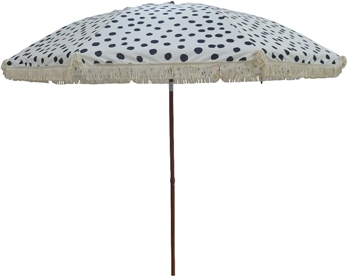 Hula Thatched Tiki Umbrella Tropical Palapa Raffia Tiki Hut Hawaiian Patio Umbrella with Fringe Boho Parasol 6' 8' & 9' Options