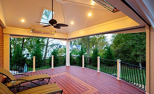 Infratech WD6024SS Dual Element 6,000 Watt Electric Patio Heater, Choose Finish: Stainless Steel