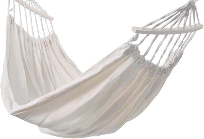 Hammock Swing, Travel Hammock, Portable Hammock, Comfortable Folding Mesh Net, Camping Accessories Single Hammock for Outdoor Indoor,White,190x150cm