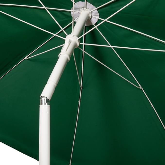 PICNIC TIME NCAA Michigan State Spartans Outdoor Canopy Sunshade Beach Umbrella 5.5' - Small Patio Umbrella - Beach Chair Umbrella