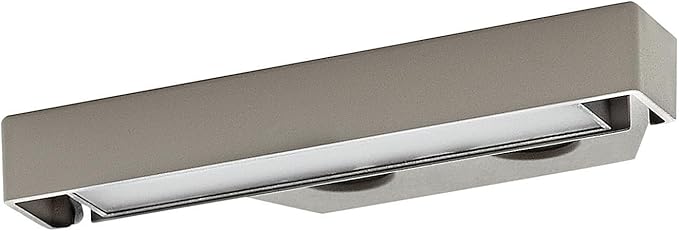 Hinkley Landscape Lighting Nuvi 15446ST Medium Hardscape Light, Vinyl Alloy, Low-Profile Housing, Mounting Bracket, Dimmable, Sandstone