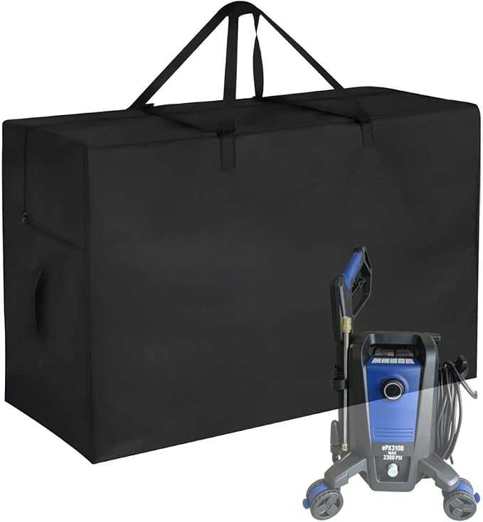 Pressure Washer Bag, Waterproof Storage Carry Case with Zipper for Westinghouse ePX3500 Electric Power Washer,Pump Protector for Electric Cleaner 15"x16"x25"