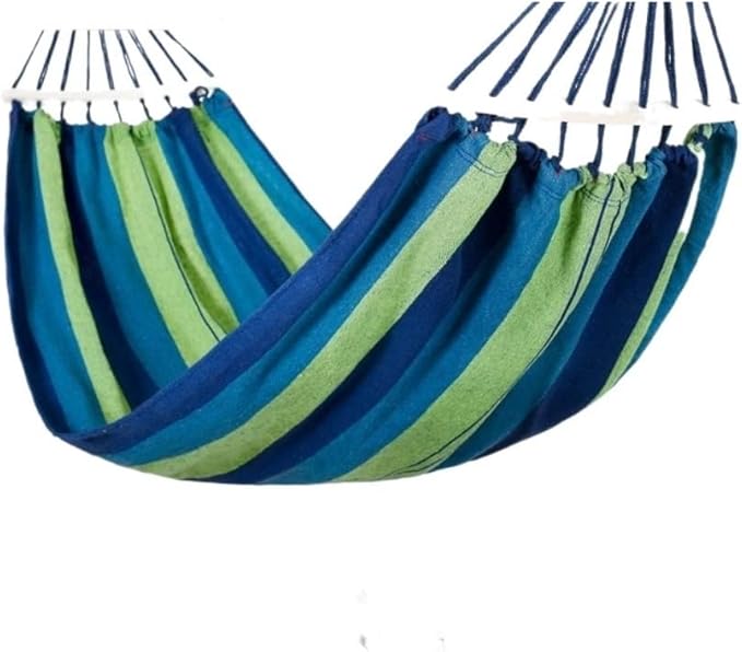 Camping Hammock Bed Hammocks Swing Chair Hammock Outdoor Garden Adult Thick Canvas Anti-Roll for Camping Hammock Swing (Color : C, Size : 200x150cm)
