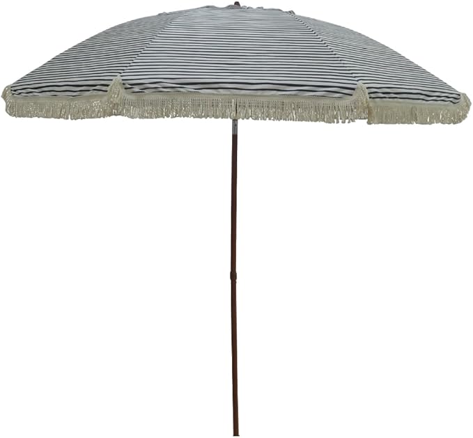 Hula Thatched Tiki Umbrella Tropical Palapa Raffia Tiki Hut Hawaiian Patio Umbrella with Fringe Boho Parasol 6' 8' & 9' Options