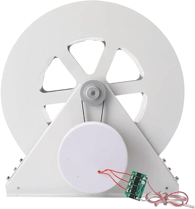 100W Water Turbine Generator, Atmospheric Water Generator, Low Speed Hydroelectric Generation Equipment, Outdoor Waterwheel Micro Hydro Generators for Creek