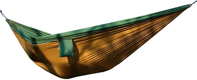 NOBRIM Camping Hammock Large Portable Hammock Accessories Swing with 2 Tree Strap 2-3 People Nylon Parachute Hammock for Outdoor Leisure