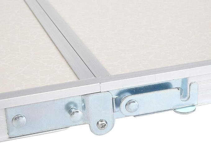 4 FT Aluminum Folding Table Portable Indoor Outdoor Picnic Party Dining Camp Tables Utility BBQ