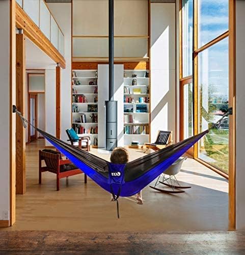 ENO, Eagles Nest Outfitters Deluxe Hammock Hanging Kit, Take Your Hammock Inside, Charcoal
