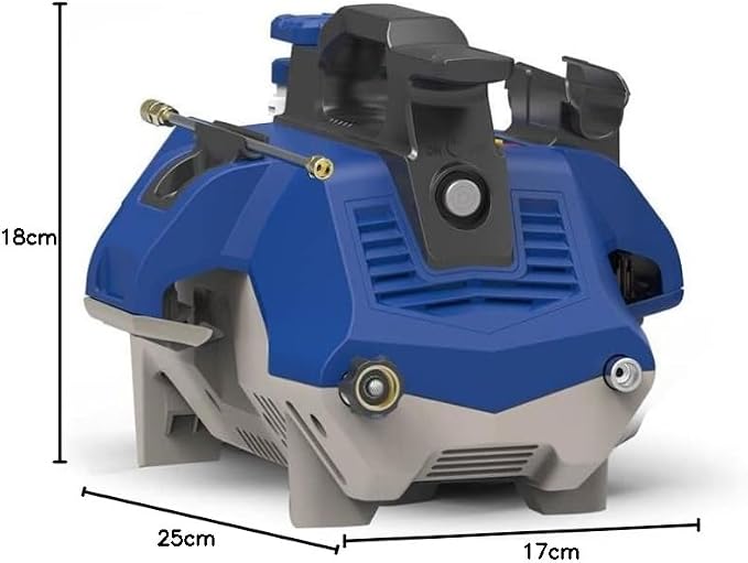 AR Blue Clean AR2N1 Electric Pressure Washer-2050 PSI, 1.4 GPM, 13 Amps Quick Connect Accessories, 2 in 1 Detachable Cart, On Board Storage, Portable Pressure Washer, High Pressure, Car, Patio