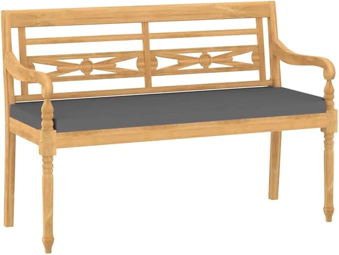 Patio Dining Set with Cushions,Patio Lounge Set,Patio Furniture Sets,Patio Conversation Sets,Outdoor Furniture Sets,for Garden,Backyard,Outdoor,4 Piece Solid Teak Wood
