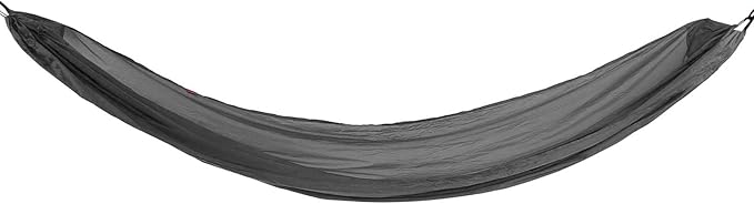 Portable Parachute Camping Hammock, Lightweight Outdoor Hammock with Aluminum Snap Hooks and Storage Bag for Hiking, Travel, and Picnics, 200kg Load Capacity (Grey)