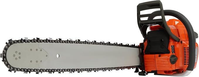 24inch Gas Chain Saw, 5.23HP 71.8CC 2-Stroke Gasoline Powered Chainsaw, Air Cooled Top Handle Gas Chainsaw Pull Start Petrol Chain Saw with Air Purification System for Wood Cutting, Trees