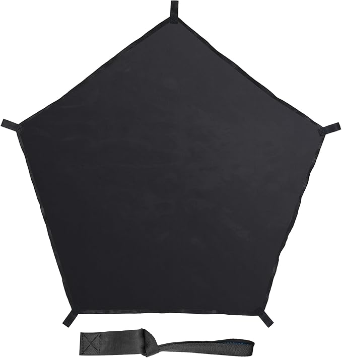 VEVOR Climbing Hammock for 10ft Dome, Load-Bearing 350 Pounds, Pentagon Jungle Gym Accessory (Hammock Only), Black
