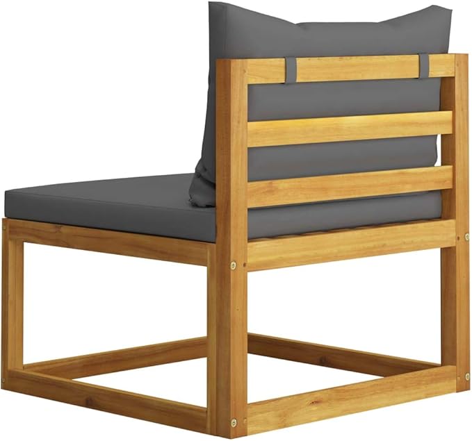 Patio Lounge Set with Cushion,Outdoor Patio Furniture,Outdoor Chat Conversation Set,Garden Furniture Sets,for Patio,Backyard,Garden,Outdoor,4 Piece Solid Acacia Wood