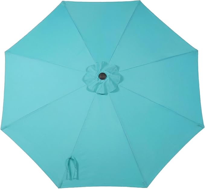 BPS Patio Umbrella Replacement Canopy for 9 ft 8 Ribs Table Umbrella, Outdoor Umbrella Replacement for Market Parasol, Canopy Only
