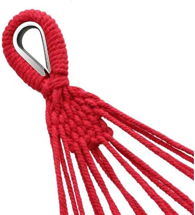 Outdoor Hammock Anti-Rollover Travel Camping Portable Hammock Hanging Chair Outdoor Portable Camping Travel Equipment (Color : Red, Size : 200 * 100cm)