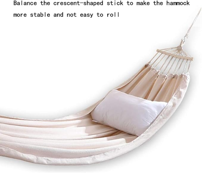 Camping Hammock, Hammock Outdoor Swing Indoor Home Flip Chair Single Double College Dormitory Bedroom Balcony Living Room Aerial Tent(150cm)