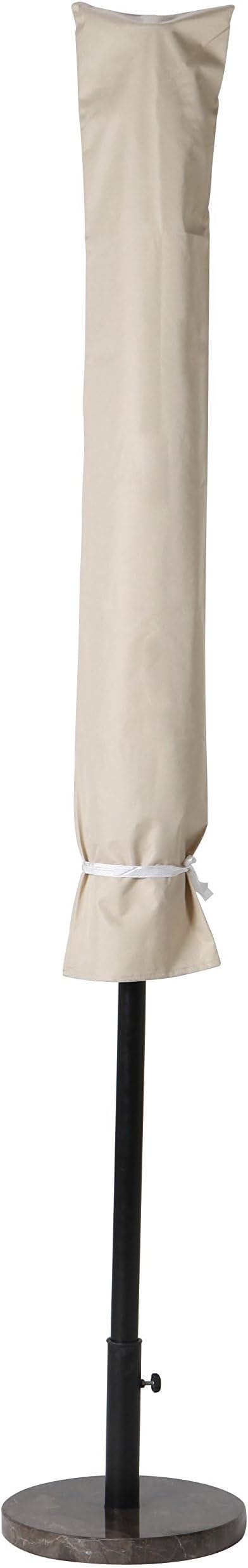Grand Patio Weather-Resistant Patio Umbrella Cover for 9 to 10.5 FT Patio Umbrellas, Water-Resistant Market Umbrella Cover, Beige