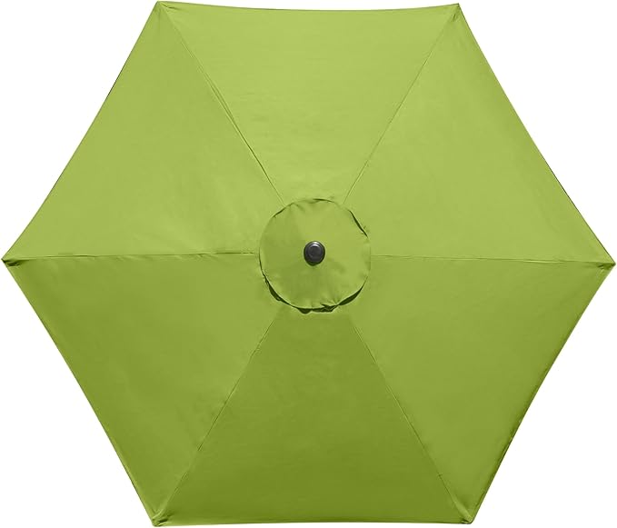10 Feet Patio Umbrella Replacement Canopy for 6 Ribs, Market Umbrella Top, Yard Table Umbrella Top Cover,Universal Strong and Thick Umbrella Canopy,Canopy Only