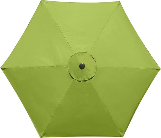 10 Feet Patio Umbrella Replacement Canopy for 6 Ribs, Market Umbrella Top, Yard Table Umbrella Top Cover,Universal Strong and Thick Umbrella Canopy,Canopy Only