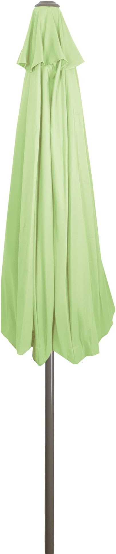 Northlight Outdoor Patio Market Umbrella with Hand Crank and Tilt - 9' - Sage Green