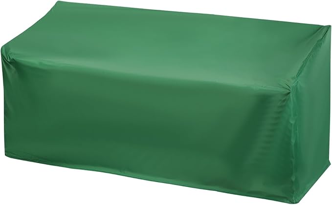 PATIKIL Outdoor Bench Cover, 210D Oxford Heavy Duty Waterproof Patio Furniture Covers for Garden Sofa Chair Table Zero Gravity, 64"L x 26"W x 35"T, Green