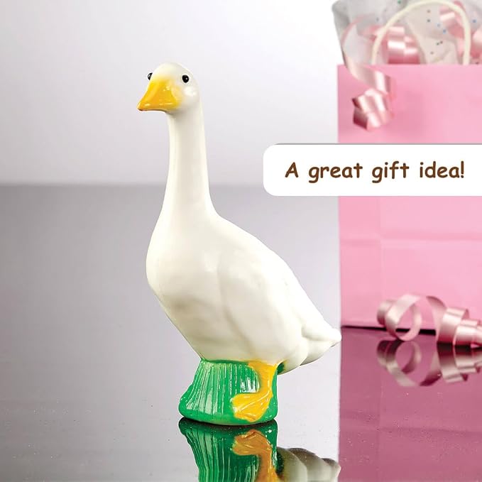 Fox Valley Traders Gaggleville Desktop Goose 7" H Statue | Desktop, Plastic