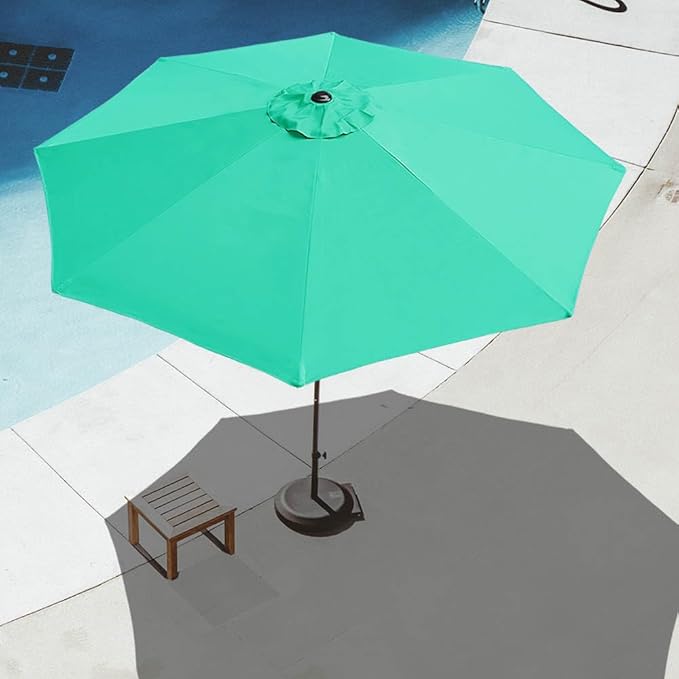 ontheway 11FT Patio Umbrella Enhanced Replacement Canopy Market Table 8 Ribs Umbrella Canopy