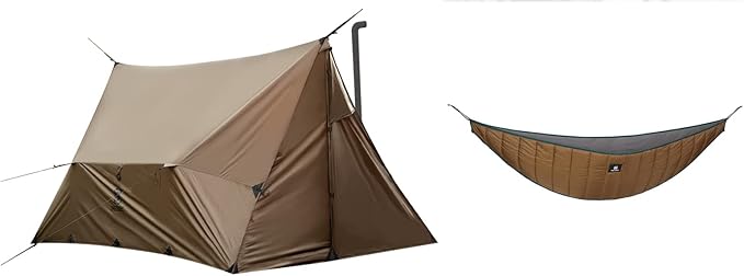 OneTigris ROCDOMUS Hammock Hot Tent + Hideout Hammock Underquilt