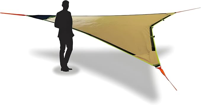 Tentsile Duo 2P Double Hammock – 2 Person Large Camping and Lounging Hammock for Backyards, Festivals, Outdoor Campouts, Designed in the UK (Safari)