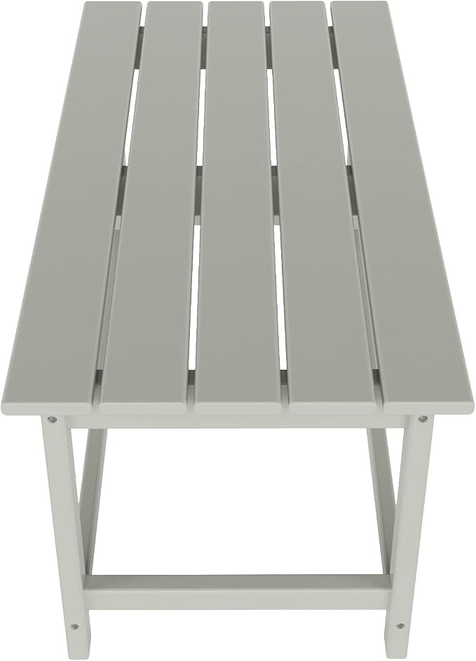 HDPE Laguna Outdoor Poly Adirondack Coffee Table, Sand